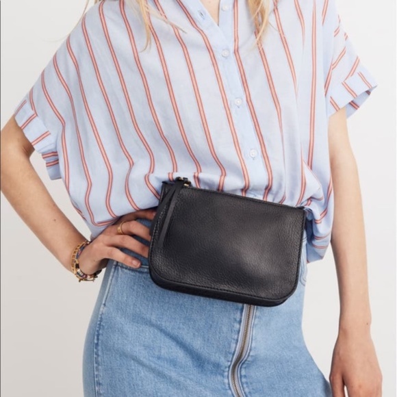Madewell Handbags - Madewell, The Simple Pouch Belt Bag - Fanny Pack - Black